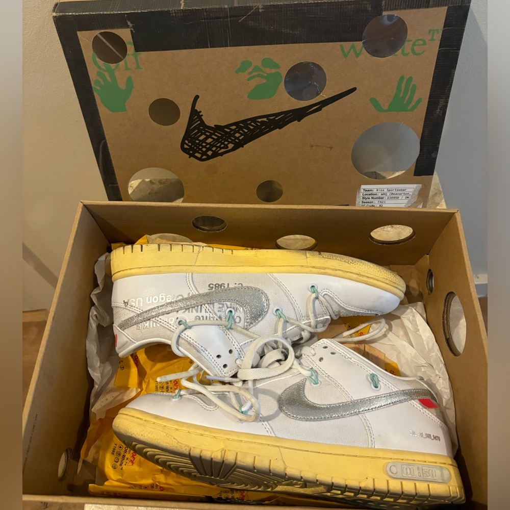 Nike off white dunk lot 1 size 8 eu 41